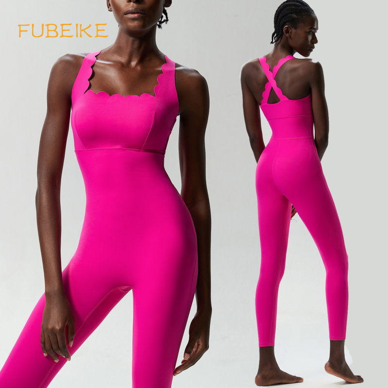Yoga Fitness Jumpsuit - FUBEIKE Gelombang Kecil Kecantikan Kembali Yoga