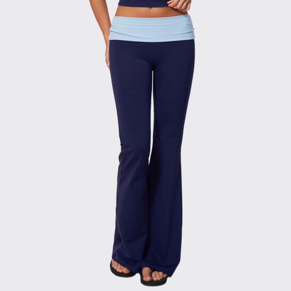 J-Yoga Fitness - Celana Yoga Wanita Model Lipat di