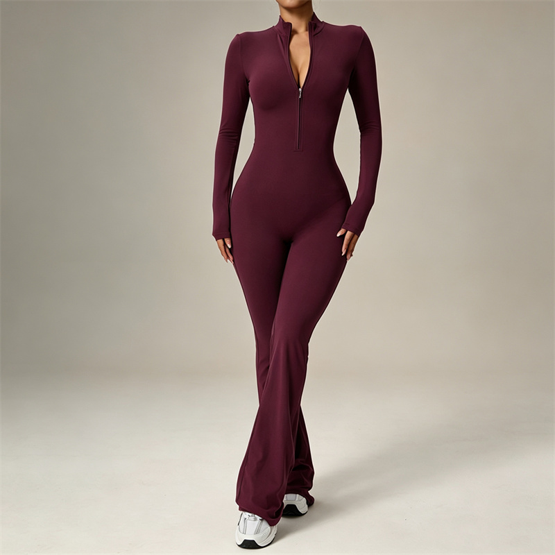 Yoga Fitness Jumpsuit - TRY TO BN Jumpsuit Yoga Lengan