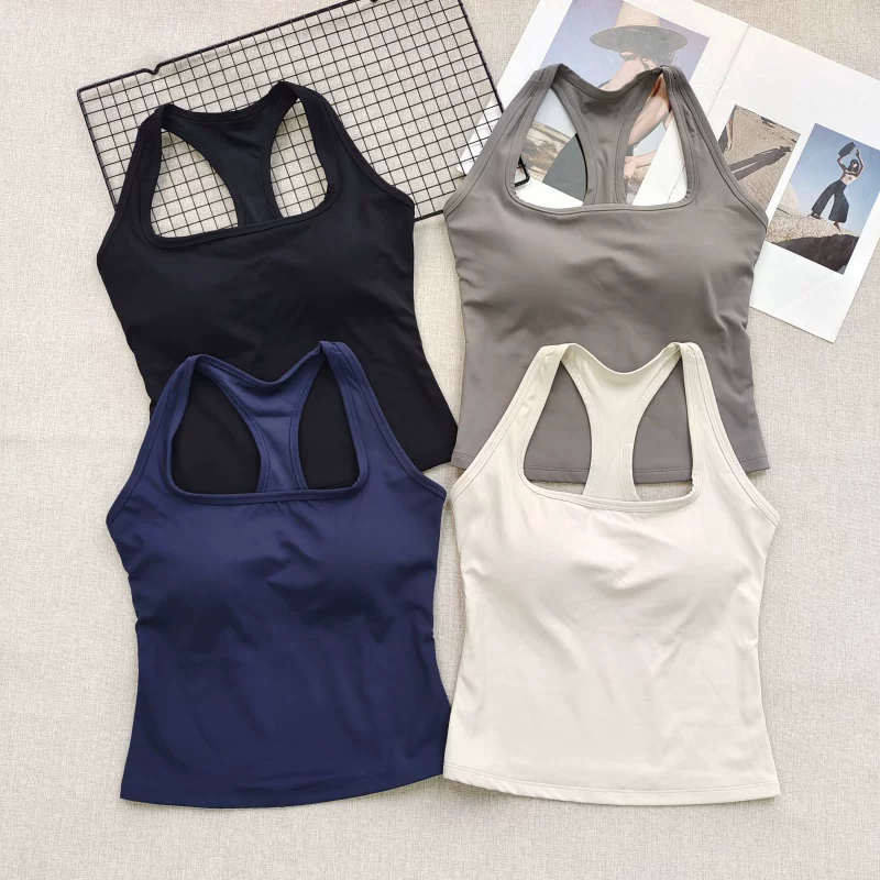 Yoga Fitness Matte - Bra Olahraga Wanita dengan Leher Kotak