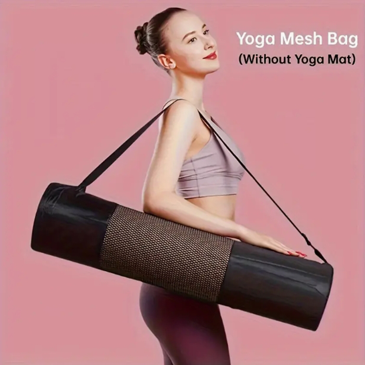 Yoga Fitness Matte - 1 Tas Jaring Penyimpanan Matras Yoga