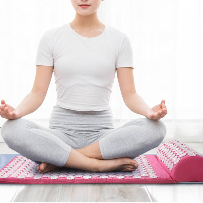 Yoga Fitness Matte - Alas Pijat Akupresur Shakti Mat dengan