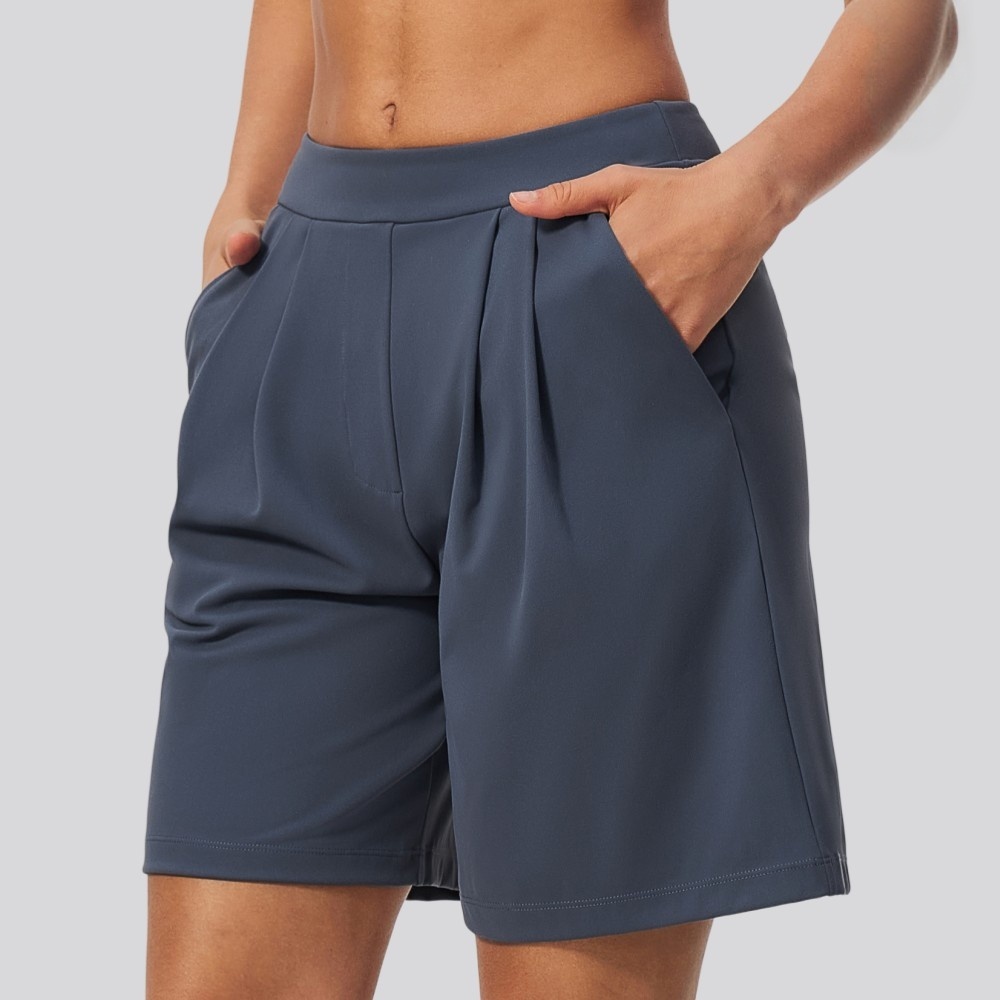 J-Yoga Fitness - Celana Pendek Olahraga Wanita Warna Solid