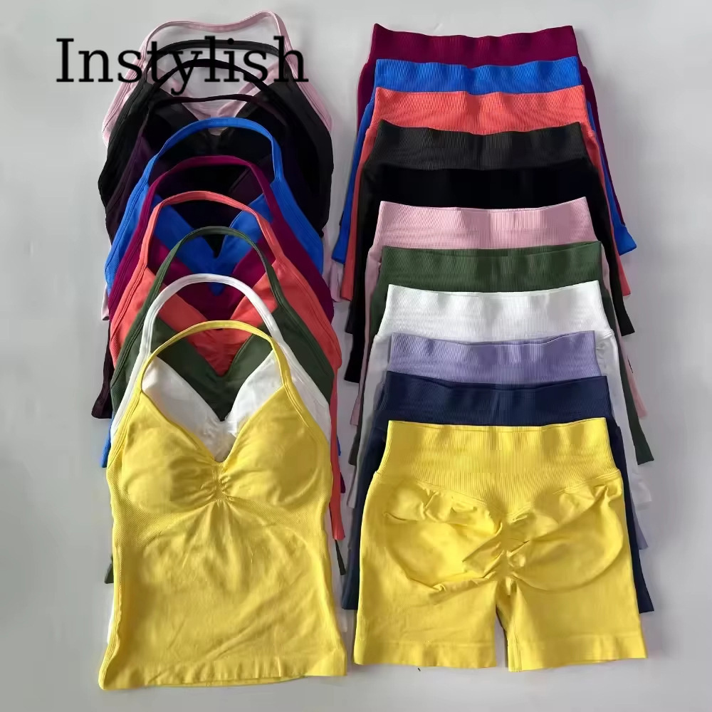 Yoga And Fitness - Set Yoga Wanita 2 Potong Tanpa