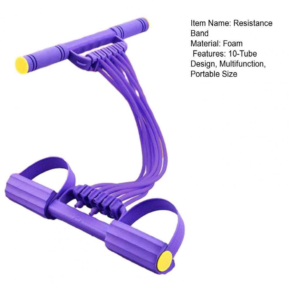 Tali Resistensi Pedal 10 Tabun - Yoga Pedal Puller Fitness Equipment ulasan dan harga