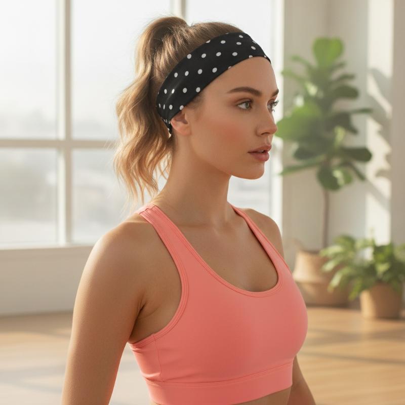 Ikat Kepala Elastis Yoga Polka - J-Yoga Fitness ulasan dan harga