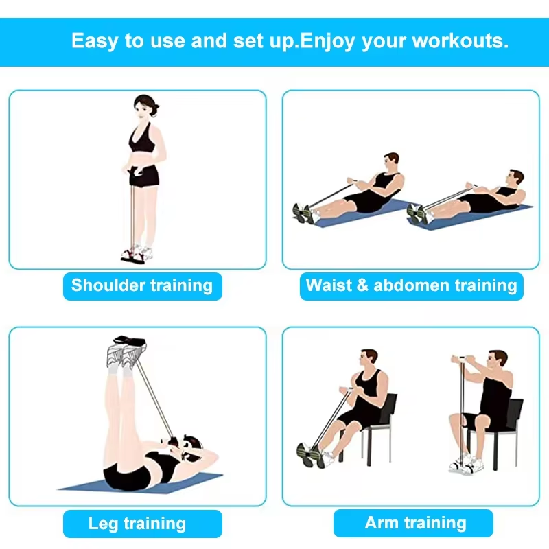 Peralatan Fitness Tali Tarik E - Yoga Pedal Puller Fitness Equipment ulasan dan harga