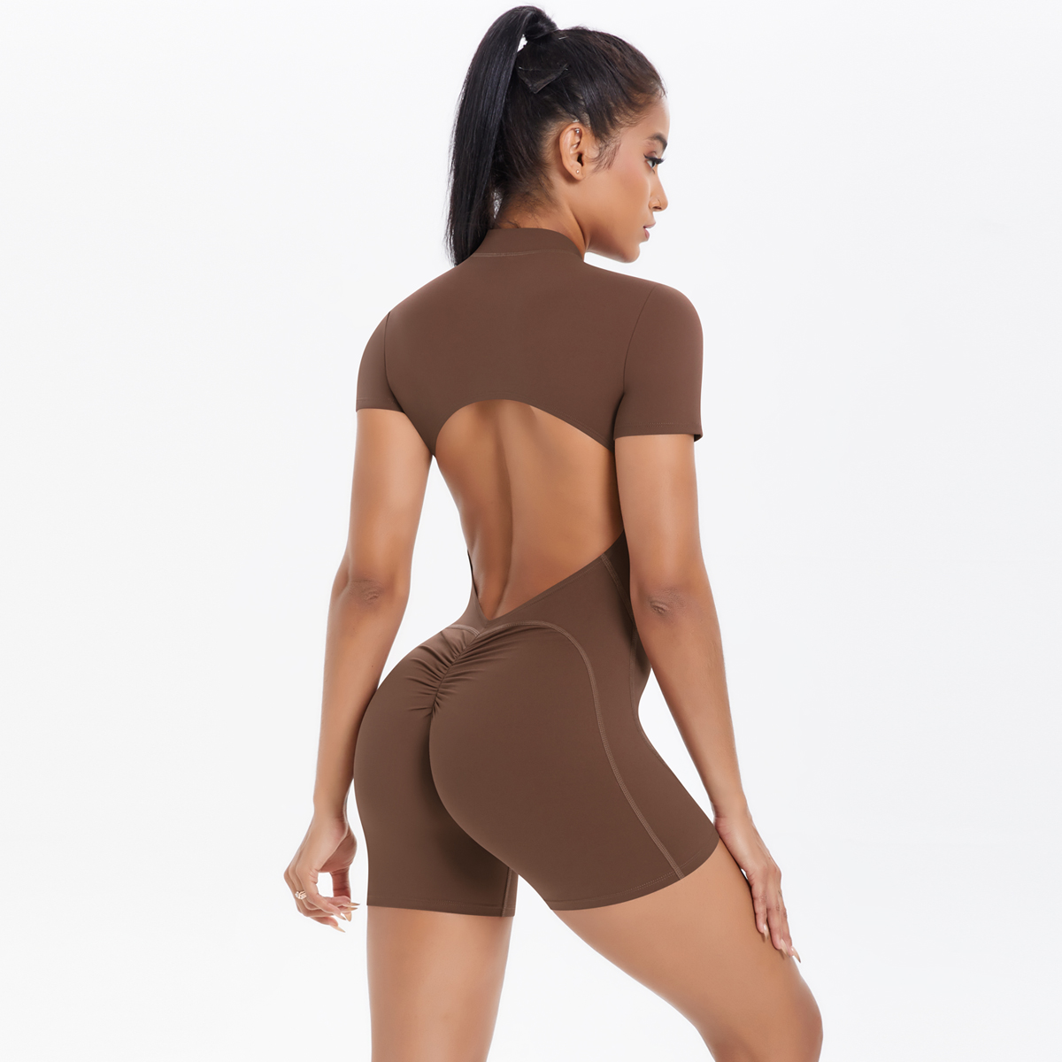 Jumpsuit Gym Wanita, Set Yoga  - Yoga Fitness Jumpsuit ulasan dan harga