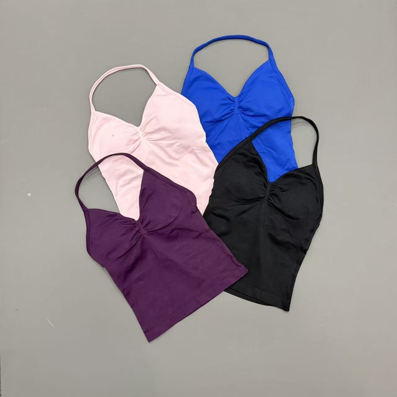 Tank Top Olahraga Wanita Tanpa - Yoga Fitness Matte ulasan dan harga
