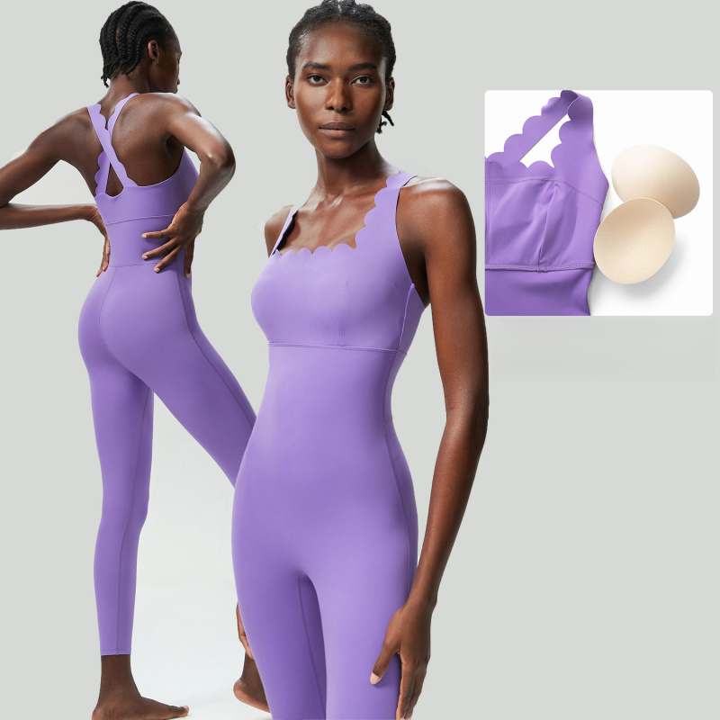 FUBEIKE Gelombang Kecil Kecant - Yoga Fitness Jumpsuit ulasan dan harga