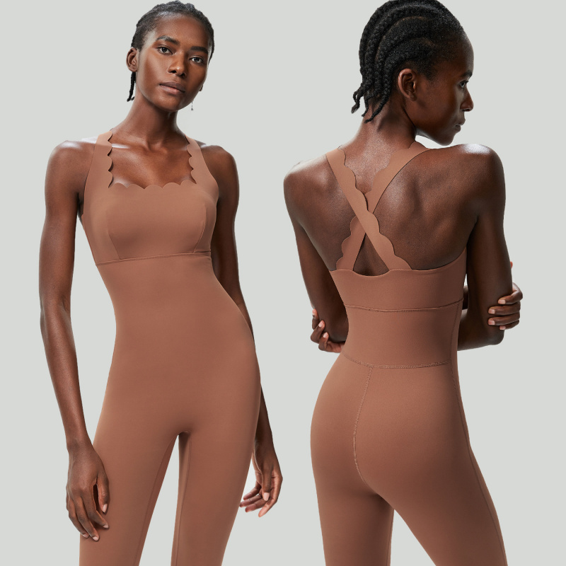 FUBEIKE Gelombang Kecil Kecant - Yoga Fitness Jumpsuit ulasan dan harga