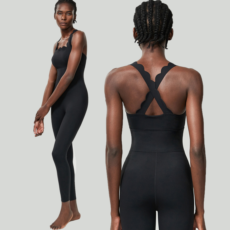 FUBEIKE Gelombang Kecil Kecant - Yoga Fitness Jumpsuit ulasan dan harga