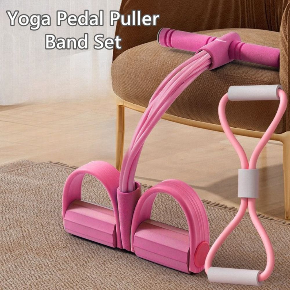 Set Resistance Band 6 Tabung T - Yoga Pedal Puller Fitness Equipment ulasan dan harga