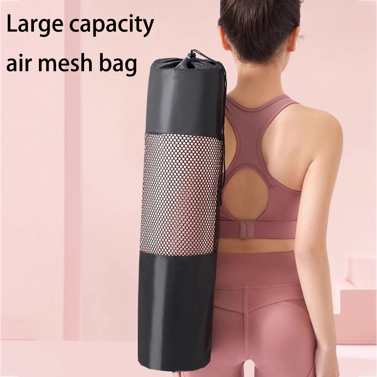 1 Tas Jaring Penyimpanan Matra - Yoga Fitness Matte ulasan dan harga