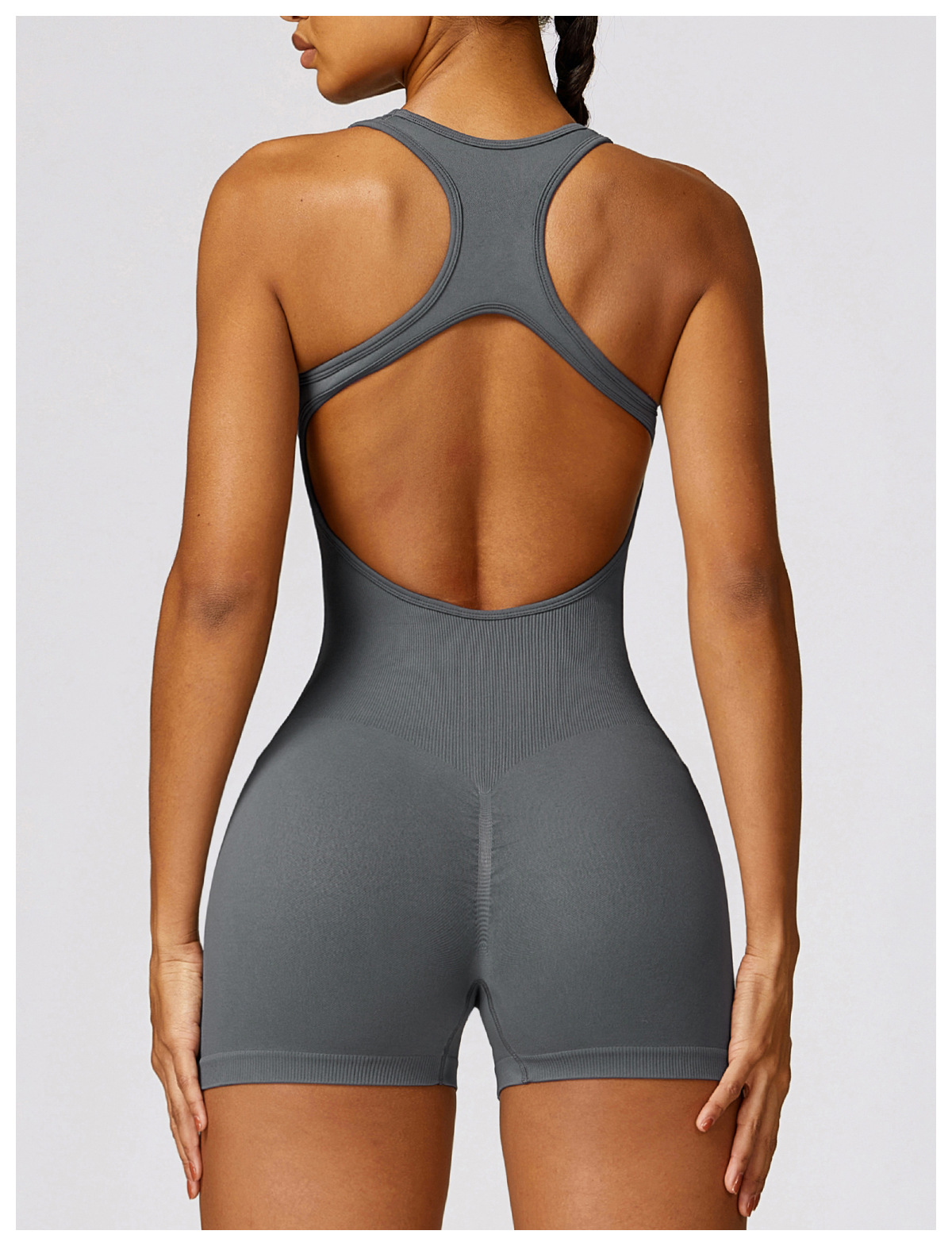 Sexy Back Jumpsuit Gym Set Wan - Yoga Fitness Jumpsuit ulasan dan harga