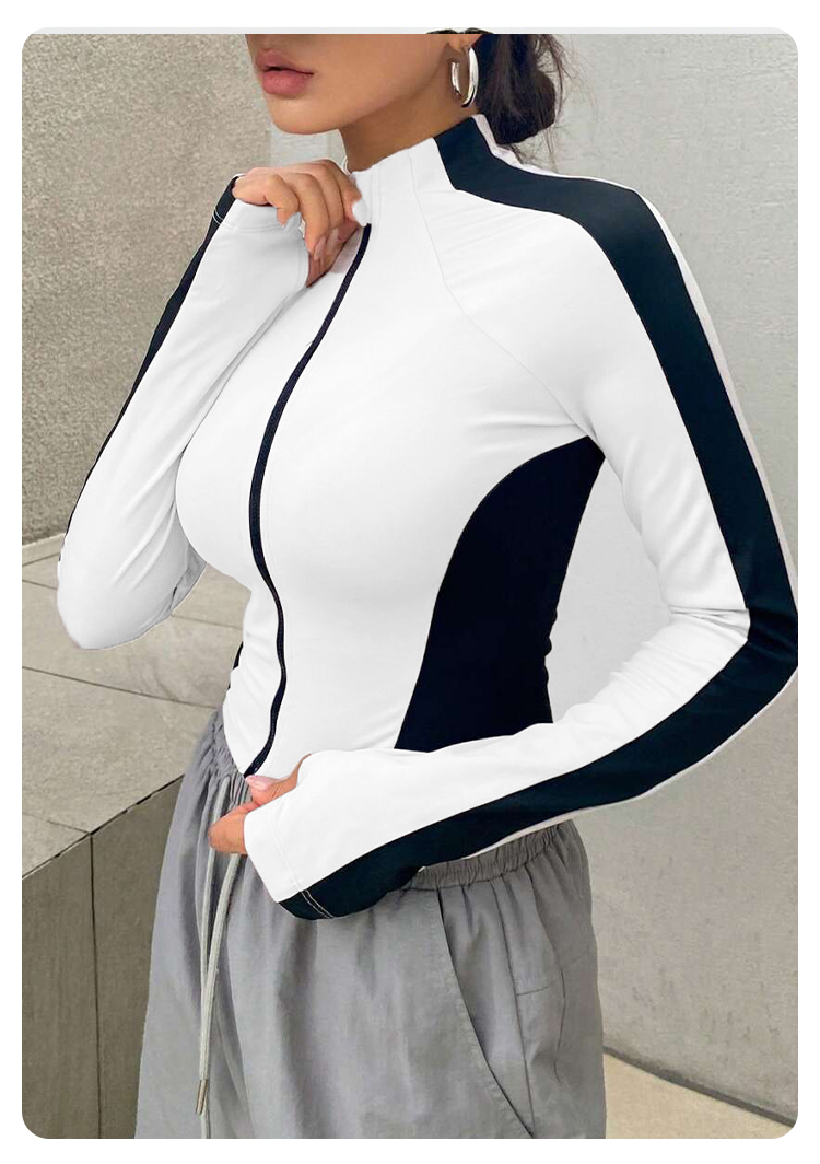 Jaket Yoga Kerah Tinggi untuk  - Yoga And Fitness ulasan dan harga
