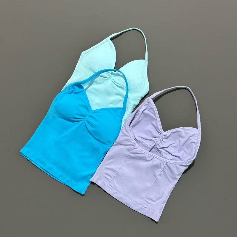 Atasan Olahraga Gym Wanita Tan - Yoga Fitness Matte ulasan dan harga