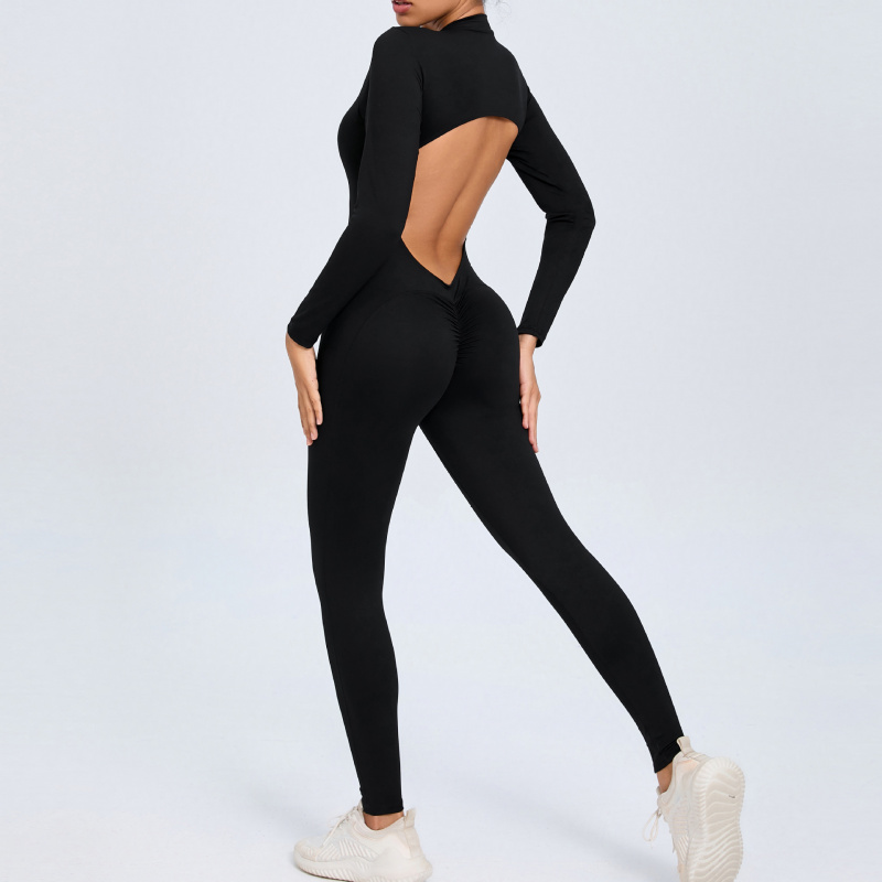 Jumpsuit Yoga Lengan Panjang B - Yoga Fitness Jumpsuit ulasan dan harga