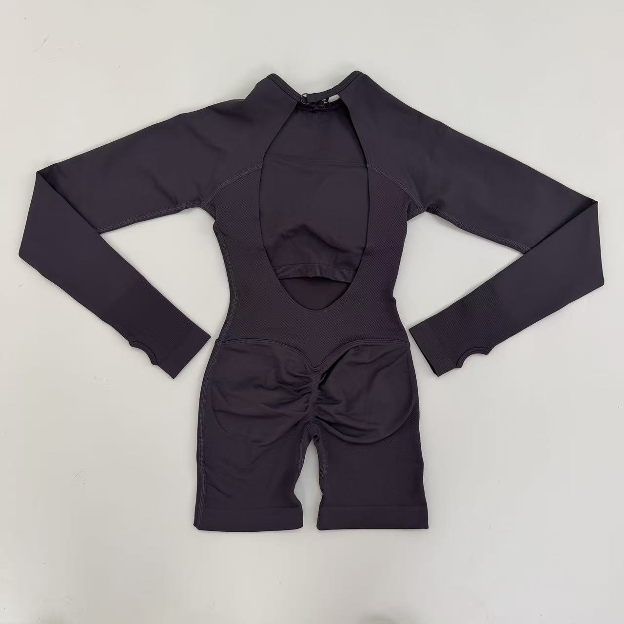 Baju Senam Wanita Lengan Panja - Yoga Fitness Jumpsuit ulasan dan harga