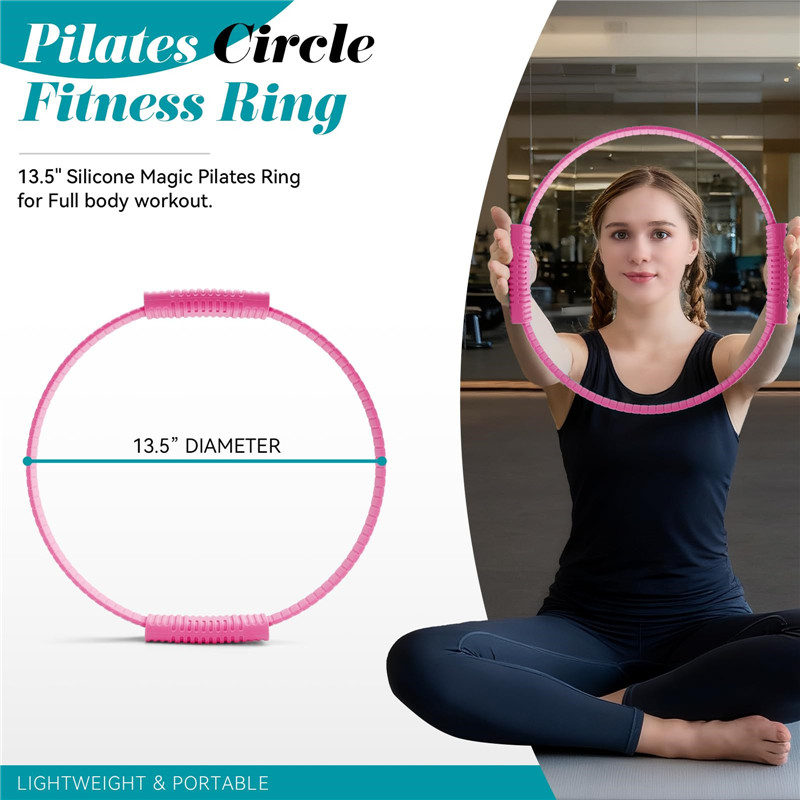 Cincin Yoga Silikon Ramah Ling - Pilates Ring Circle ulasan dan harga
